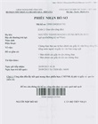 Receipt of application file